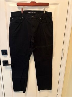 Old Navy Men's Black Straight Jeans 36x32